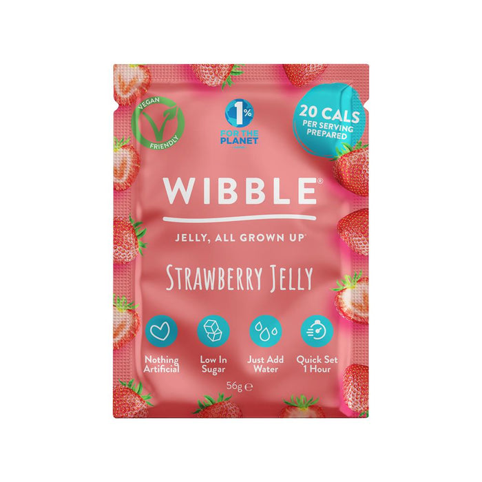 Wibble Strawberry Jelly Crystals 1 sachet