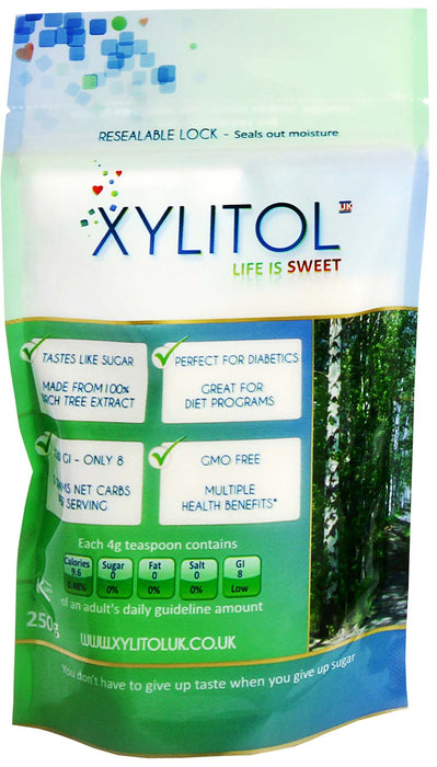 Xylitol Xylitol Sweetener Pouch 250g
