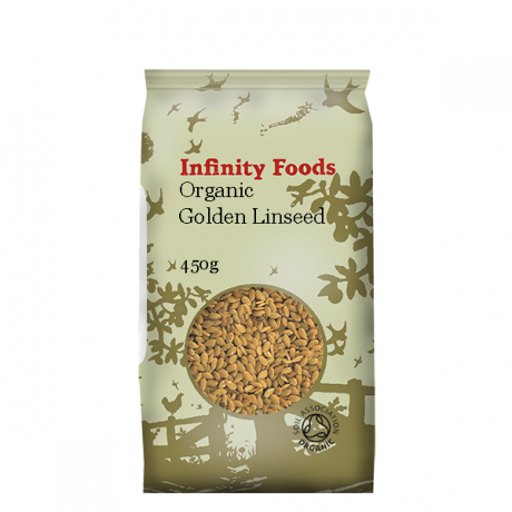 Infinity Foods Organic Golden Linseed 450g