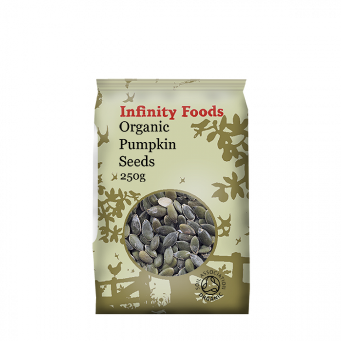 Infinity Foods Organic Pumpkin Seeds - AA grade 250g