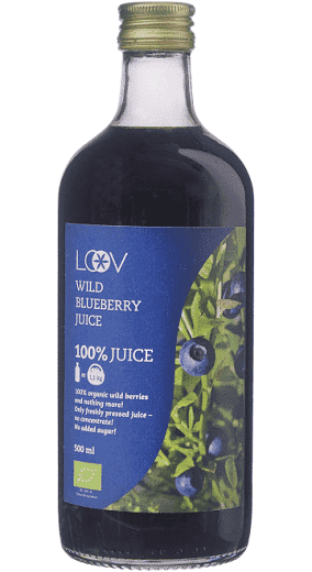 Loov Organic Wild Blueberry Juice 500ml