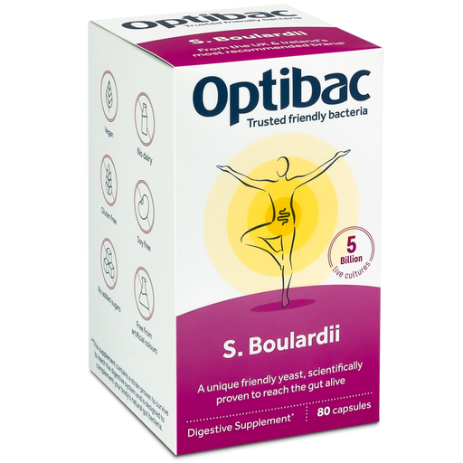 Optibac Saccharomyces Boulardii 80 Vcaps