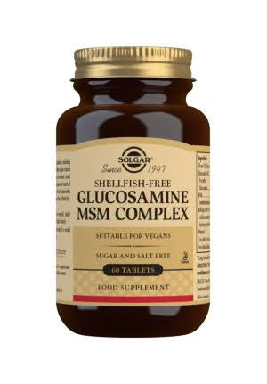 Solgar Glucosamine MSM Complex Shellfish Free 60 tabs