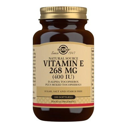 Solgar Vitamin E 268mg (400iu) 100 Softgels