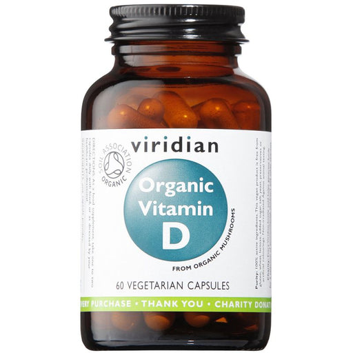 Viridian Organic Vitamin D2 (Vegan) 400IU 60 caps