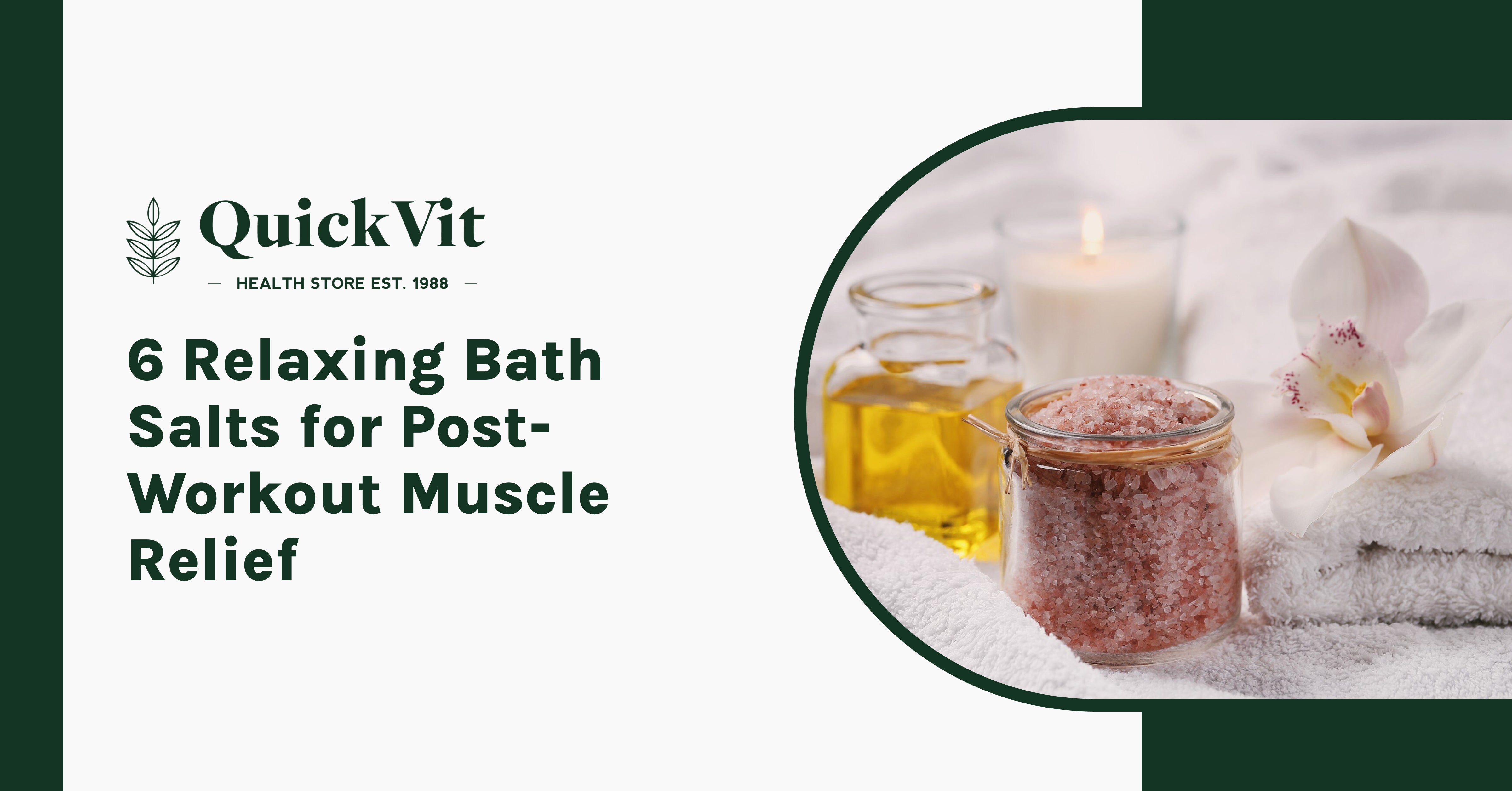 6 Relaxing Bath Salts for Post-Workout Muscle Relief