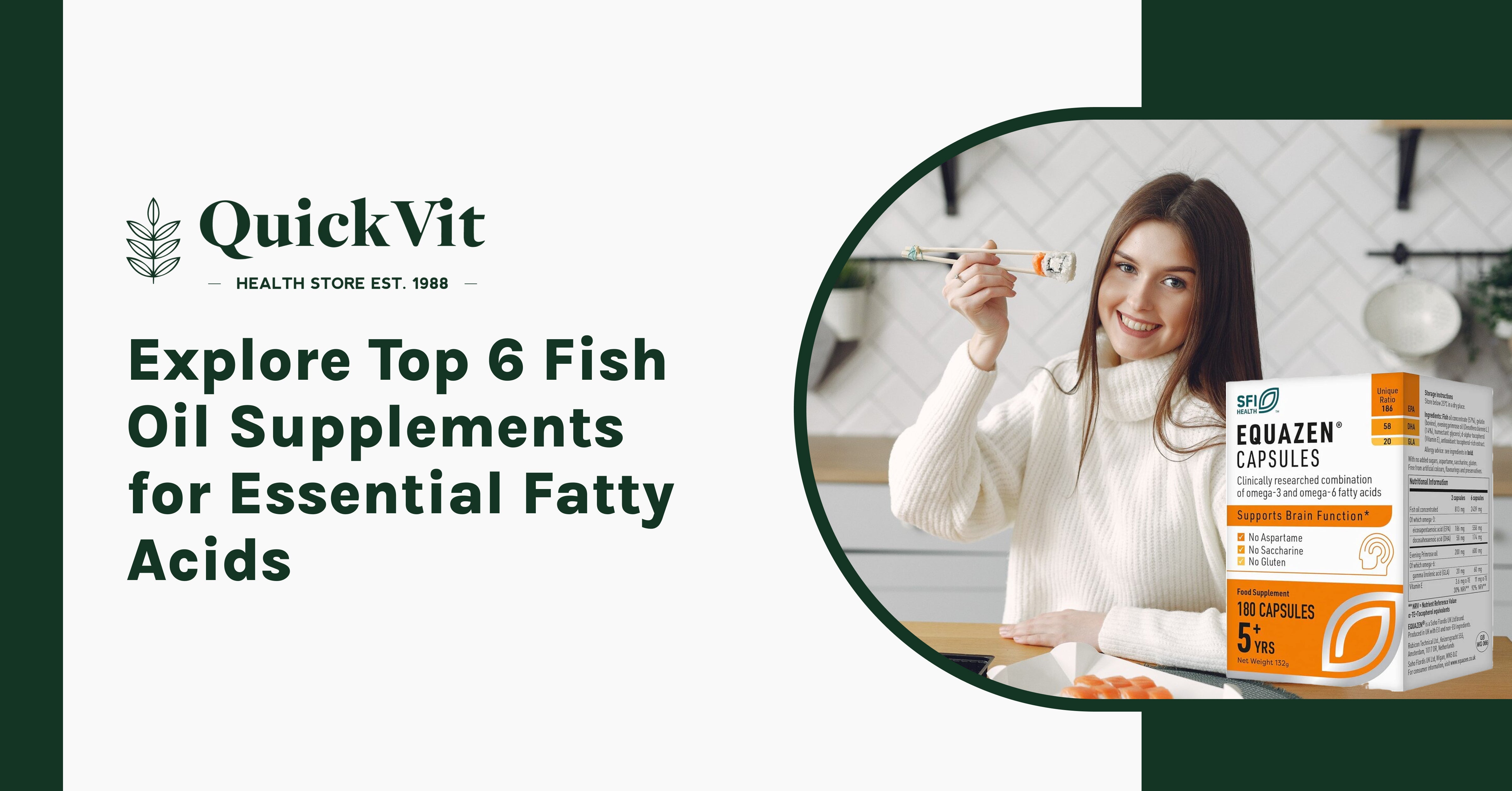 Explore Top 6 Fish Oil Supplements for Essential Fatty Acids