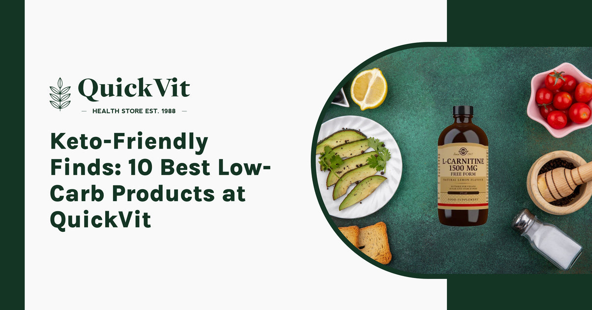 Keto-Friendly Finds: 10 Best Low-Carb Products at QuickVit Quickvit Keto-Friendly Finds: 10 Best Low-Carb Products at QuickVit Quickvit