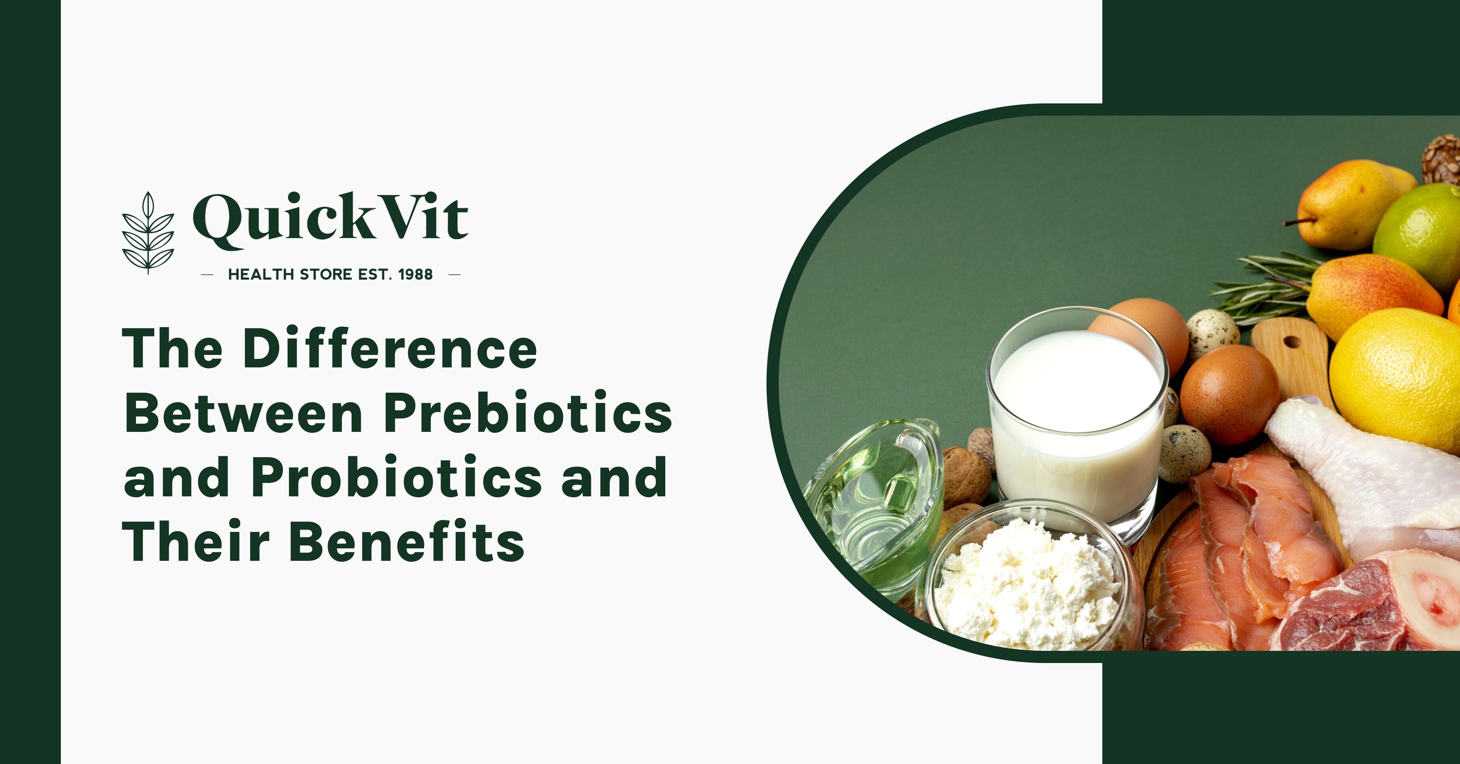The Difference Between Prebiotics and Probiotics and Their Benefits
