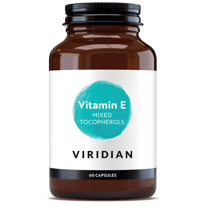 Viridian Mixed Vitamin E Tocopherols / Tocotrienols 60 Veg Caps
