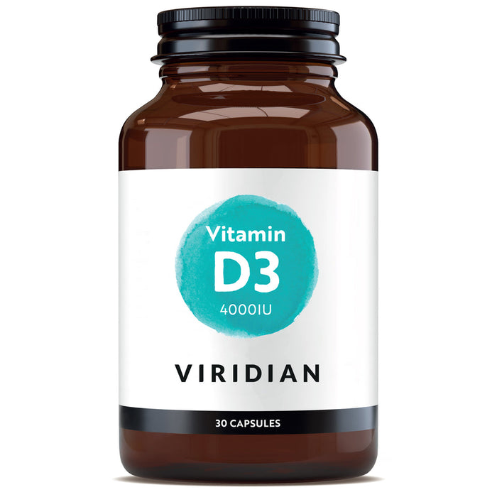Viridian Vitamin D3 4000IU 30 Capsules
