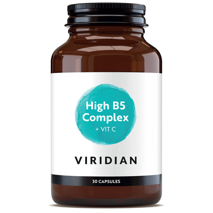 Viridian High B5 Complex + Vit C 30 Capsules