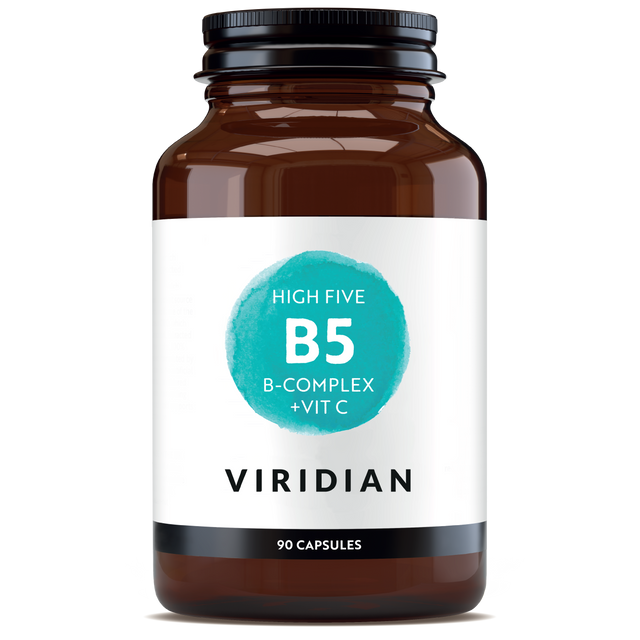 Viridian High Five B Complex with Vitamin C 120 caps
