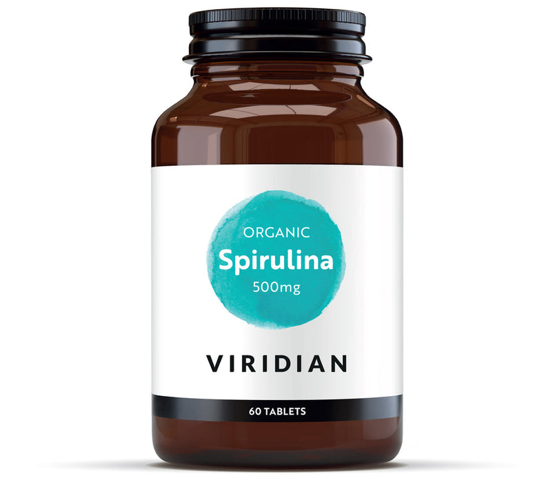 Viridian Organic Spirulina 500mg 60 Tablets