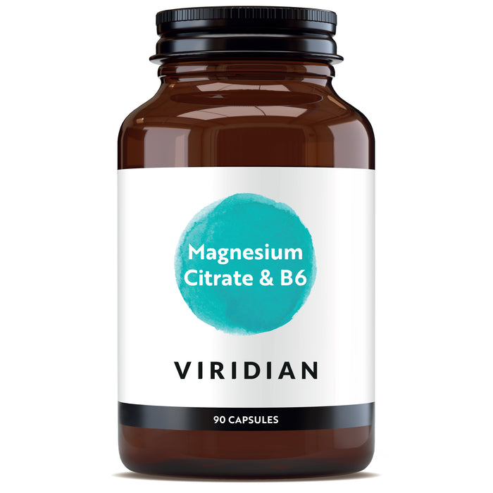 Viridian Magnesium Citrate with Vitamin B6 90 Capsules