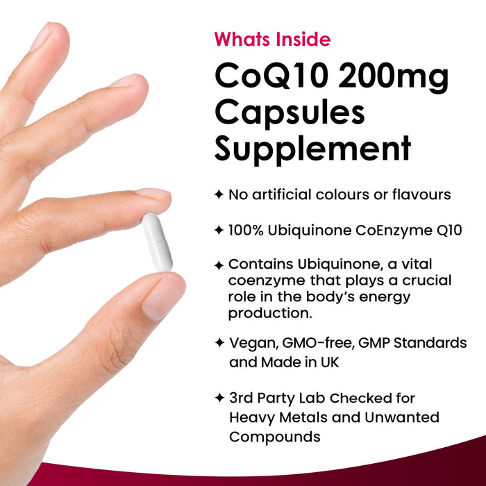 New Leaf CoQ10 200mg 120 Capsules