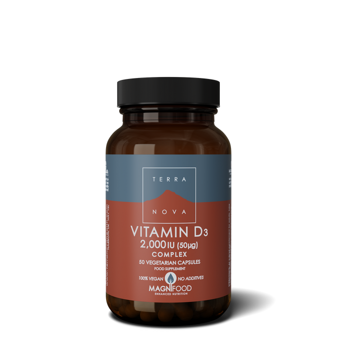 Terranova Vitamin D3 2000Iu Complex 50 Capsules