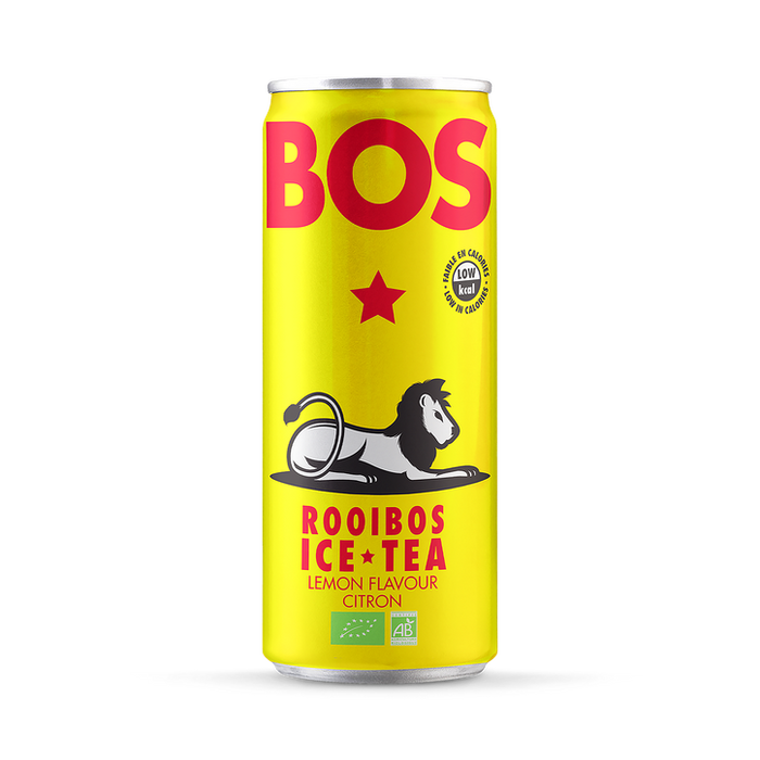 Bos Rooibos Sparkling Lemon Ice Tea 250ml