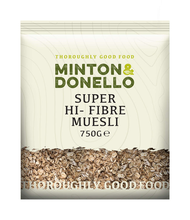 Minton & Donello Super Hi Fibre Muesli 750g