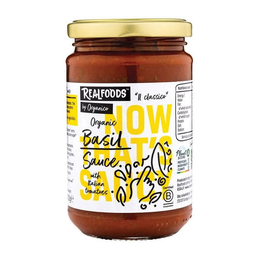 Organico Org Tomato & Basil Sauce 300g