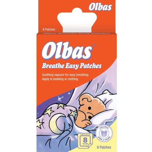 Olbas Breathe Easy Patches 6 Patches