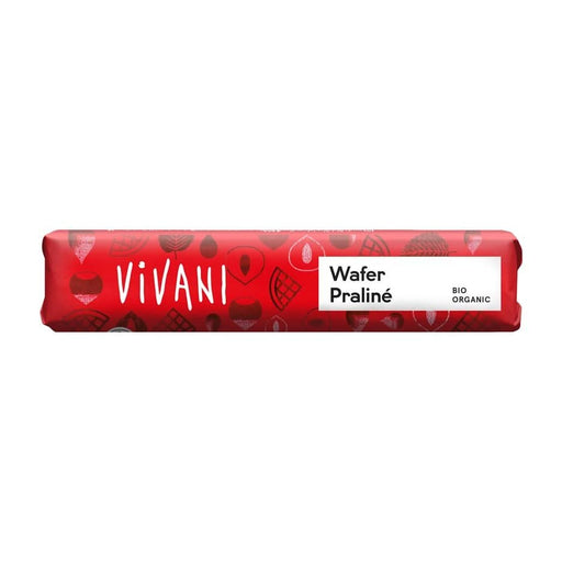 Vivani Wafer Praline chocolate bar 40g