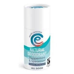 Earth Conscious Deodorant Stick Peppermint 60g