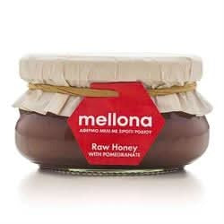 Mellona Raw Honey with Pomegranate 250g