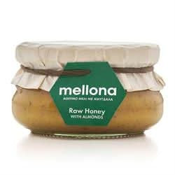 Mellona Raw Honey with Almonds 250g