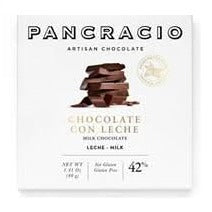 Pancracio Chocolate 42% Cocoa Milk Choc Mini Bar 40g