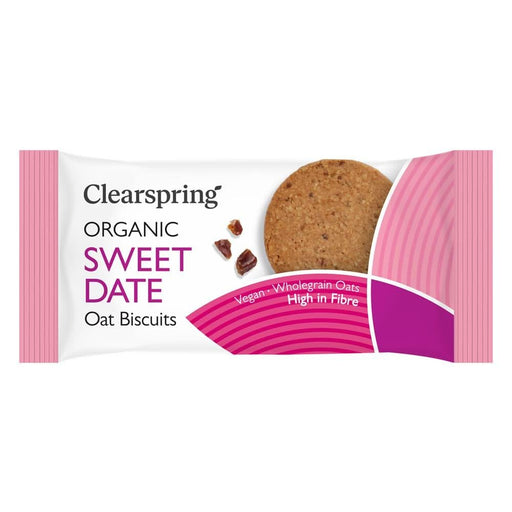 Clearspring Organic Oat Biscuits Date 40g