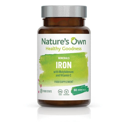 Natures Own Iron with Molybdenum 60 Capsules