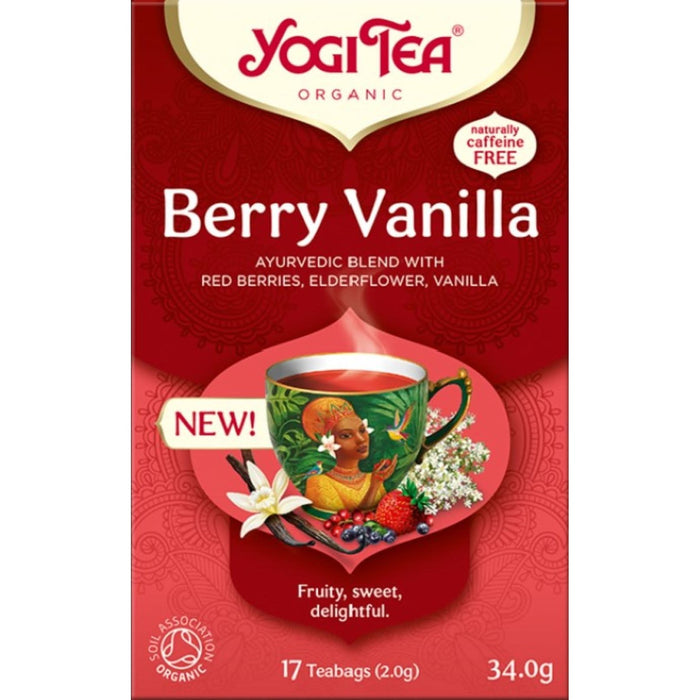 Yogi Tea Berry Vanilla Tea 17 Bags