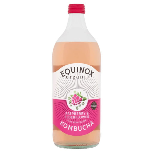 Equinox Raspberry & Elderflower Kombucha 750ml