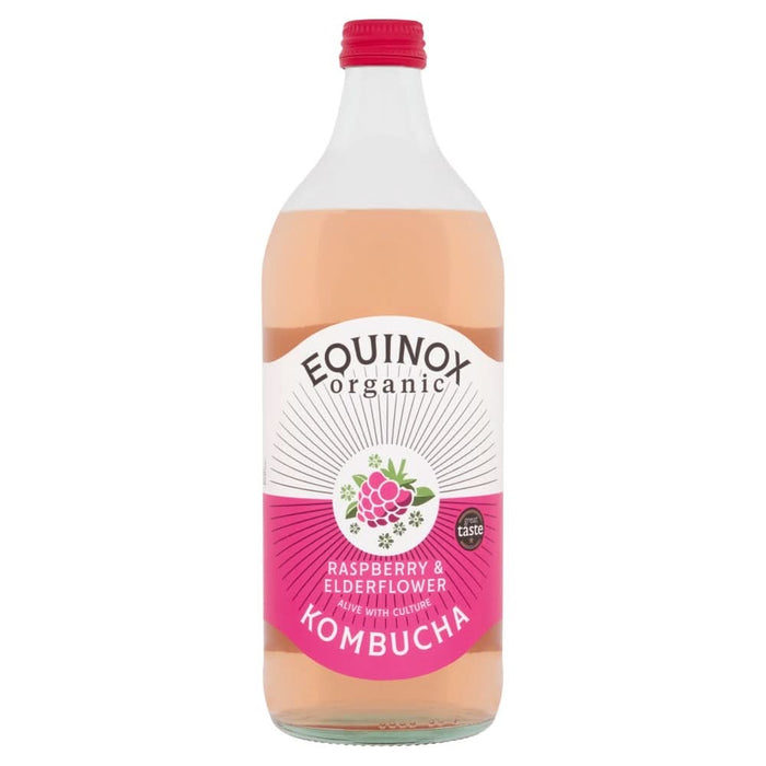 Equinox Raspberry & Elderflower Kombucha 750ml