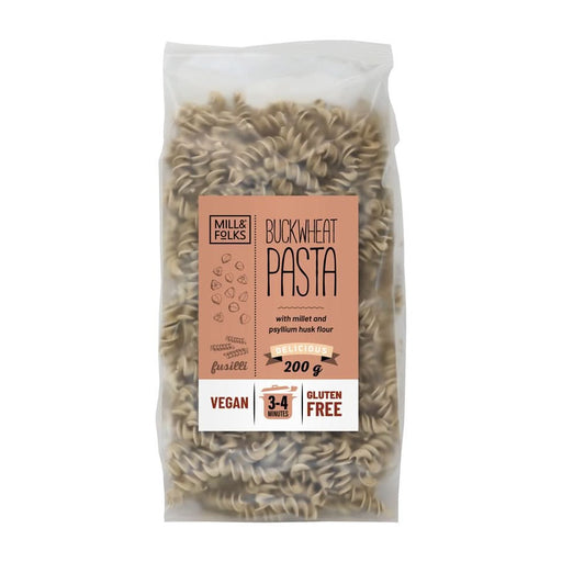 Mill & Folks Pasta Buckwheat Fusilli 200g