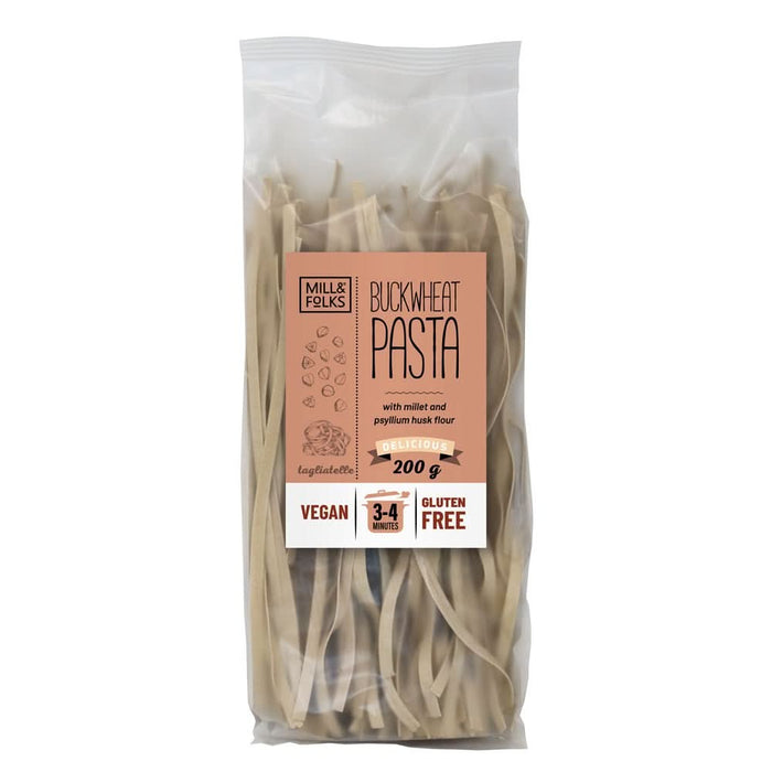 Mill & Folks Pasta Buckwheat Tagliatelle 200g