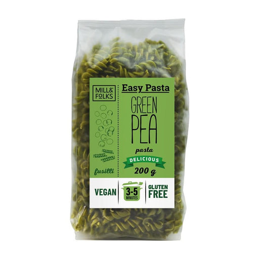 Mill & Folks Pasta Green Pea Pasta Fusilli 200g
