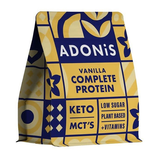 Adonis Vanilla Protein Keto Shake 350g - Plant-Based Zero Sugar