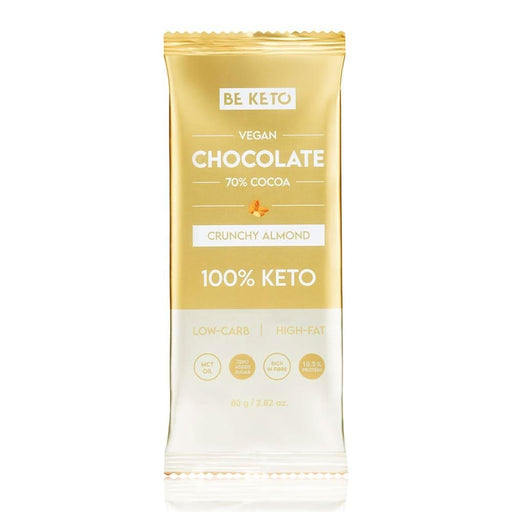 BeKeto Keto Chocolate Crunchy Almond 80g