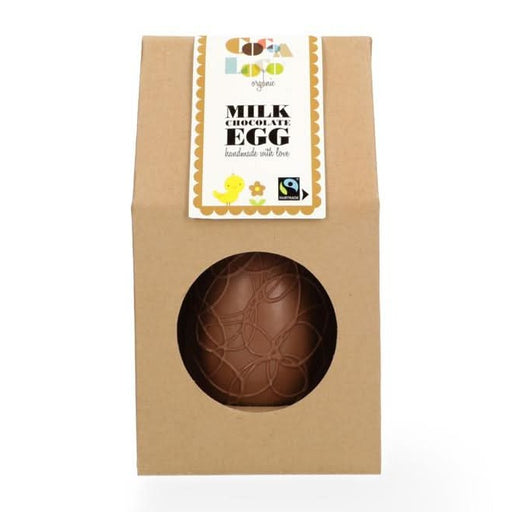 Cocoa Loco Milk Chocolate Easter Egg with Buttons 225g