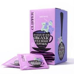Clipper Organic Wild Berry Tea 25 Envelopes