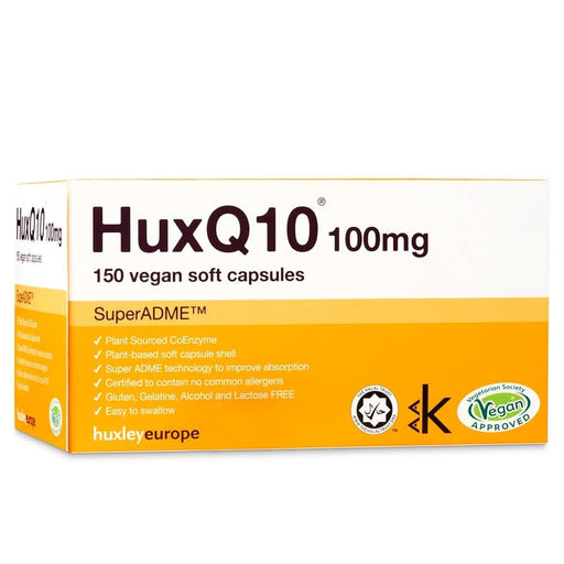 Huxley Europe HuxQ10 100mg Co Enzyme Q10 150 soft capsules