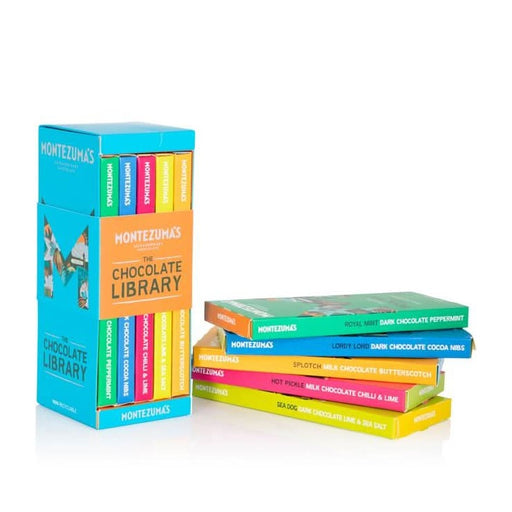 Montezumas Chocolate Library-Dark and Milk Chocolate Bar 450g