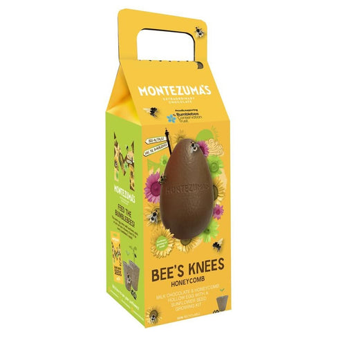 Montezumas Chocolate Bee's Knees Egg with Sunflower Seed Growing Kit 150g