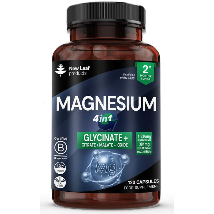 New Leaf 4 In 1 Magnesium Complex 120 Capsules