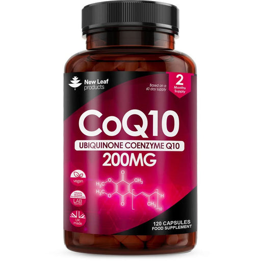 New Leaf CoQ10 200mg 120 Capsules