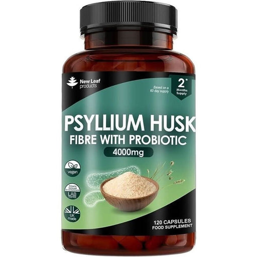 New Leaf Psyllium Husk 120 Vegan Capsules