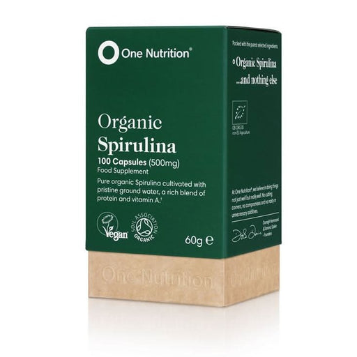 One Nutrition Spirulina 500mg 100 Capsules