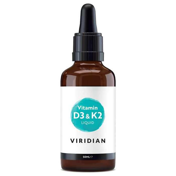 Viridian Vitamin D3 and K2 Liquid 50ml